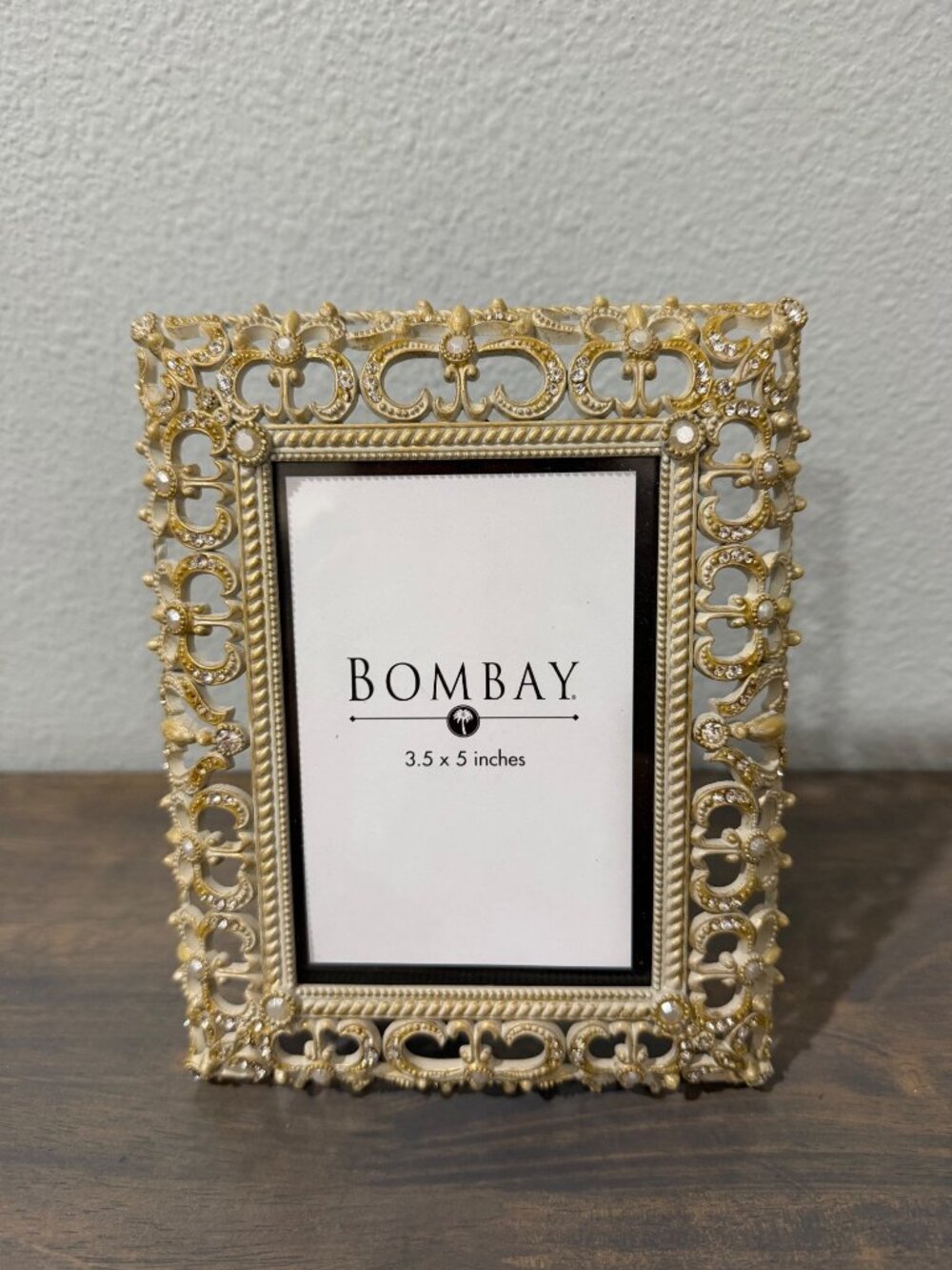 Bombay Jeweled Picture Frame Photo Frame 3.5" x 5"